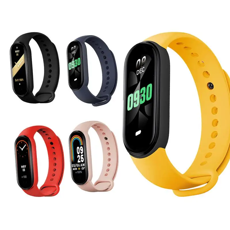 Smart Band Waterproof Fitness Tracker Smart Bracelet Heart Rate Monitor 0.96in TFT HD Color Screen Activity Fitness Trackers