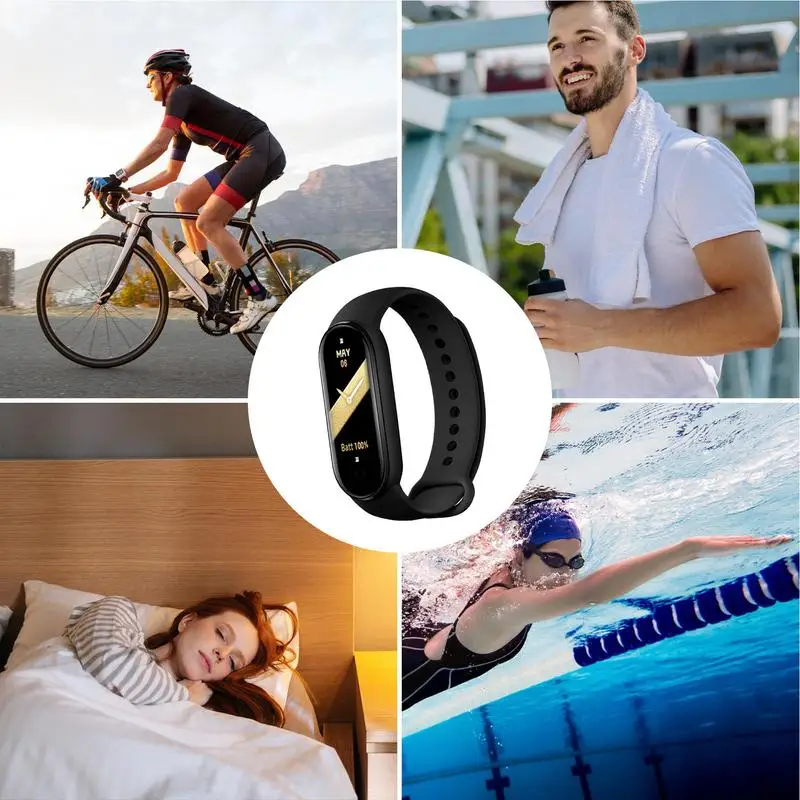 Smart Band Waterproof Fitness Tracker Smart Bracelet Heart Rate Monitor 0.96in TFT HD Color Screen Activity Fitness Trackers - Image 5