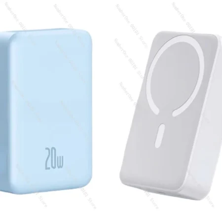 20,000mAh Magnetic Wireless Power Bank - Portable Charger 12-15, Android, Qi2 Devices