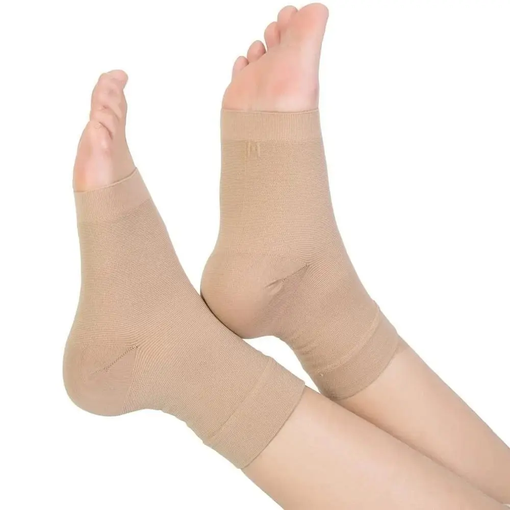1Pc Elastic Gel Heel Pads Soft Light and Thin Heel Protective Sock Silicone Socks Heel Cushion Ankle Support Running