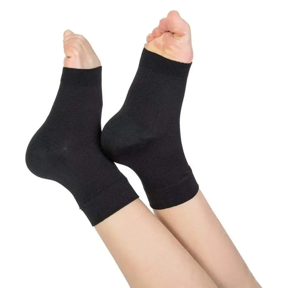1Pc Elastic Gel Heel Pads Soft Light and Thin Heel Protective Sock Silicone Socks Heel Cushion Ankle Support Running - Image 2