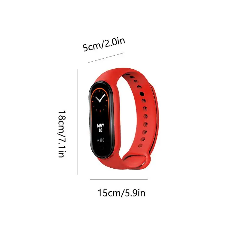 Smart Band Waterproof Fitness Tracker Smart Bracelet Heart Rate Monitor 0.96in TFT HD Color Screen Activity Fitness Trackers - Image 6