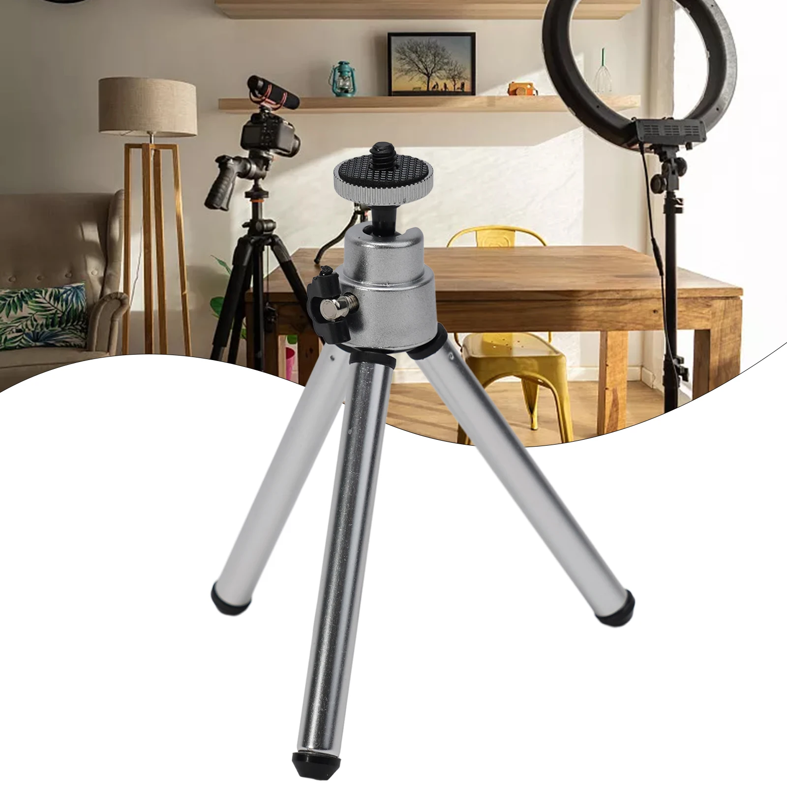 Mini Tripod Stand Portable Flexible Desktop Tripod For Projector Camera Mobile Phone Live Streaming Bracket Accessories
