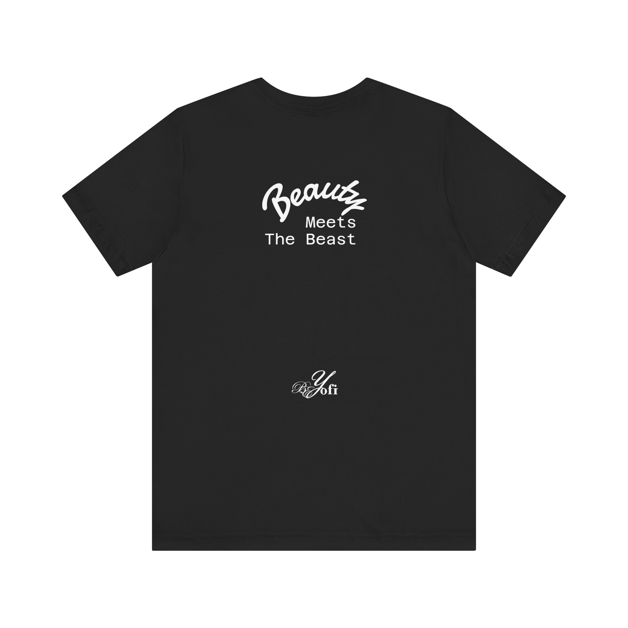 Beauty Meets The Beast Graphic Tee, Stylish Unisex T-Shirt, Inspirational Gift, Casual Wear, Perfect for Parties, Fashion Apparel - Image 2