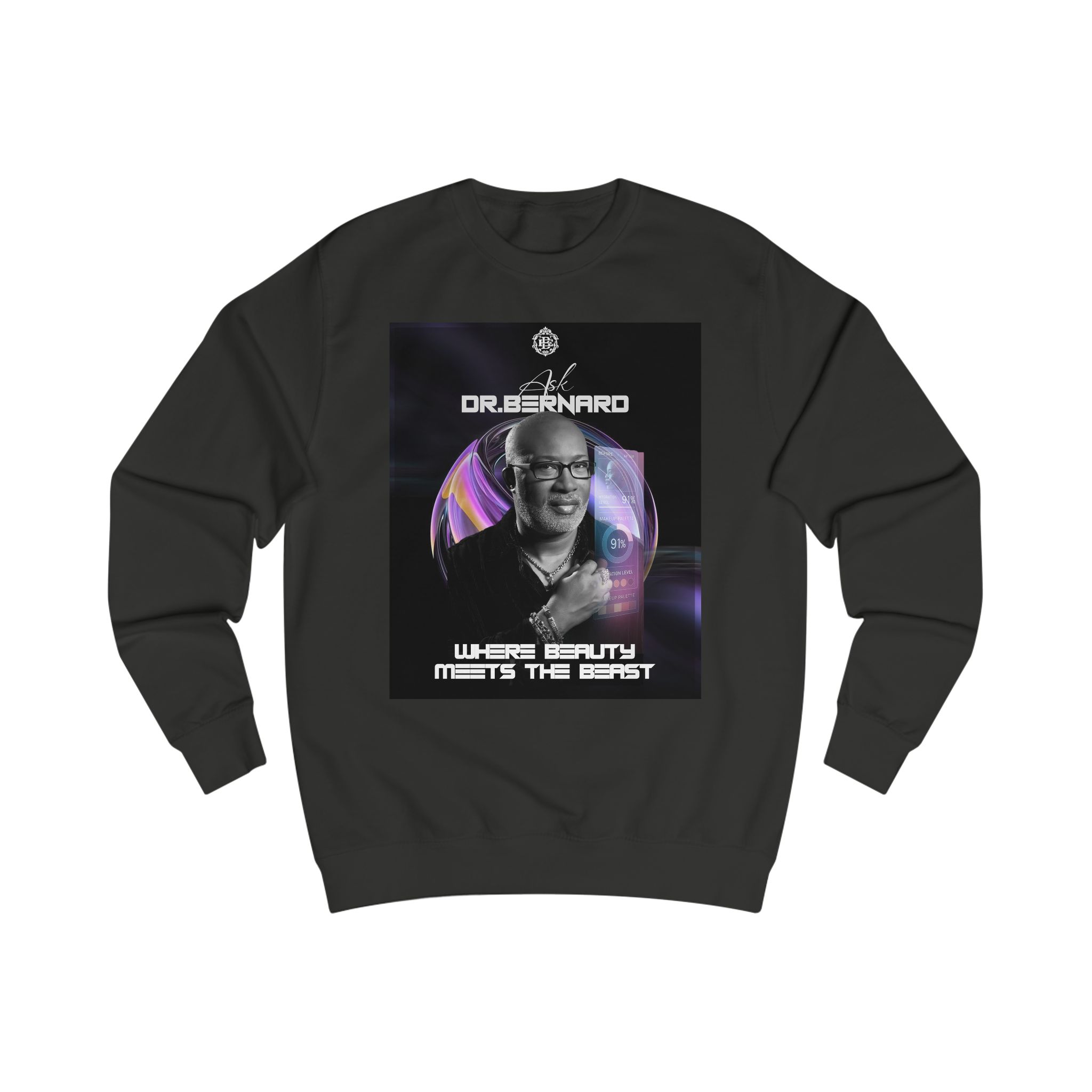 Beyofi Unisex Sweatshirt - Inspirational Design with Dual Faces and Motivational Quote